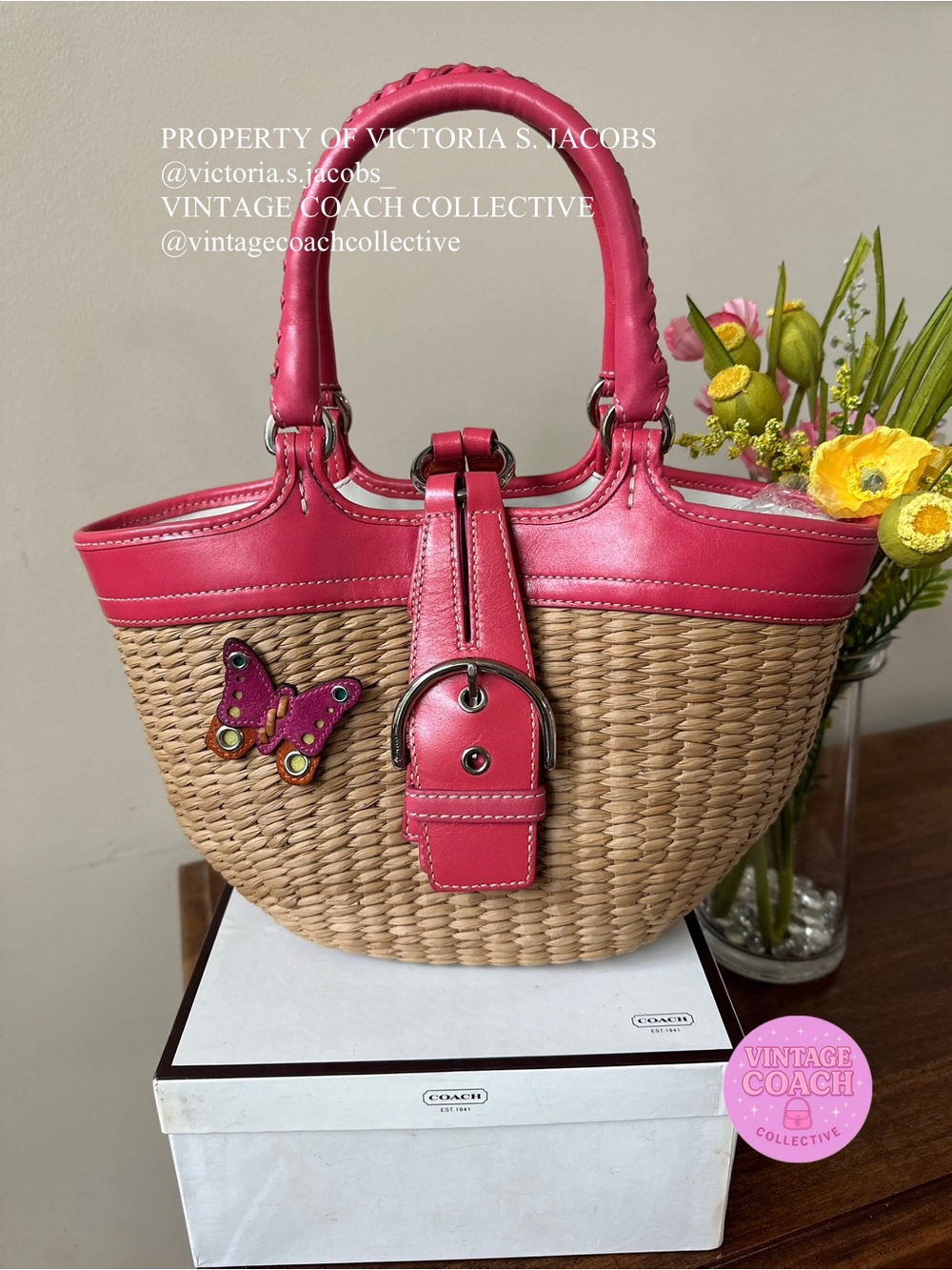 Coach butterfly basket (2/2)